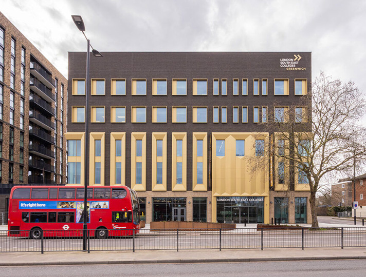 outside of the new greenwich campus